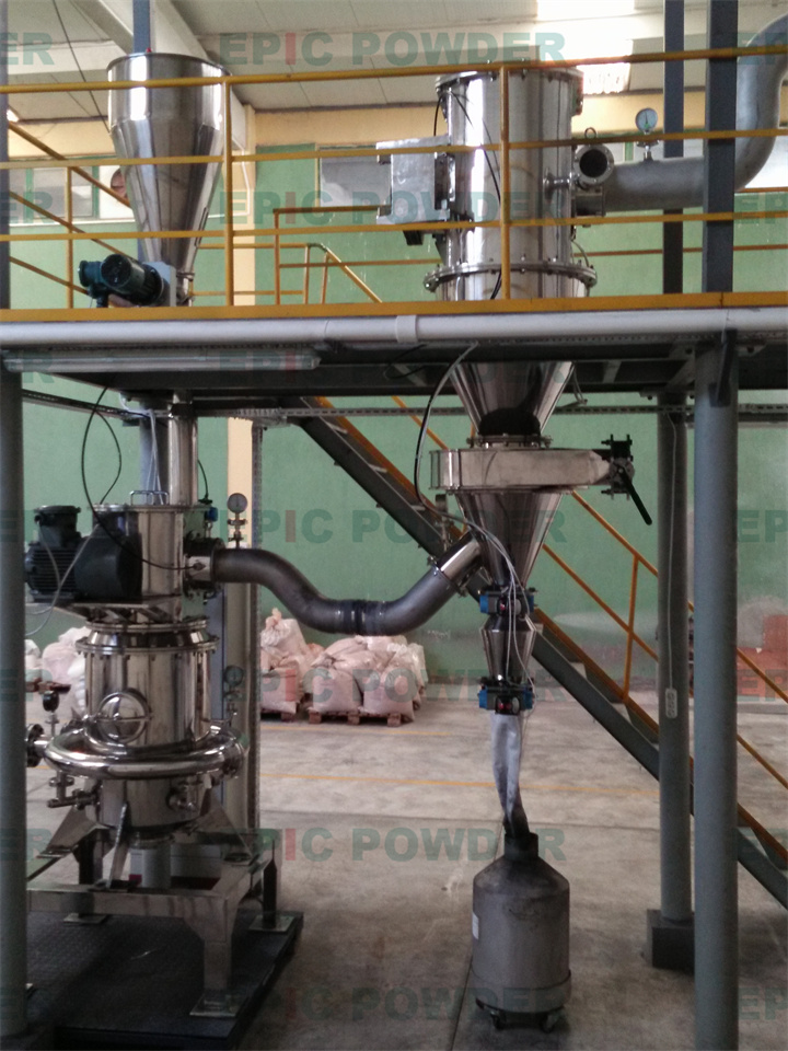 生產(chǎn)型圓盤式氣流粉碎機(jī)