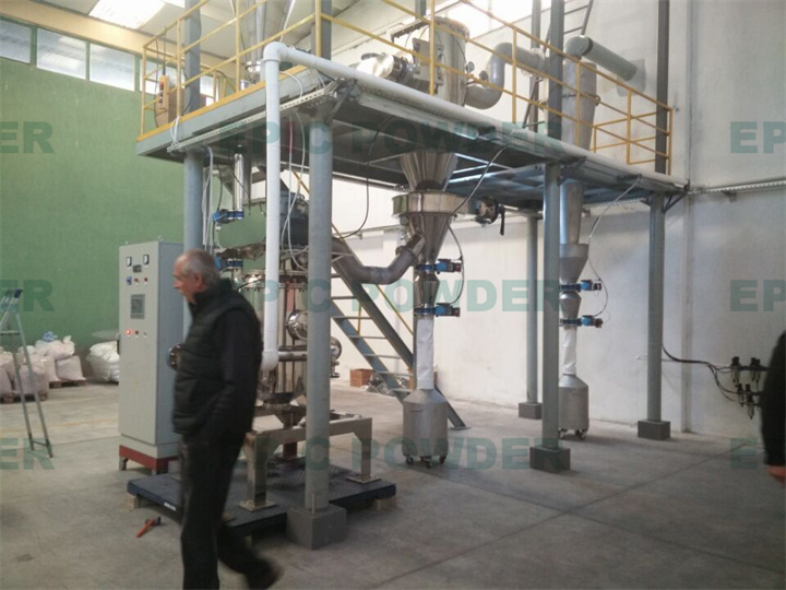 實驗型對噴式氣流粉碎機