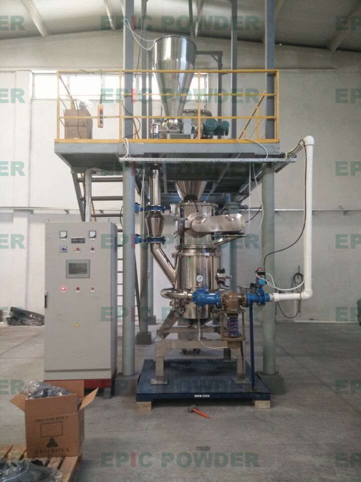 小產量對噴式氣流粉碎機