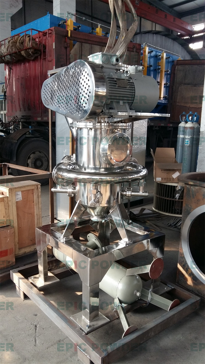 實驗型圓盤式氣流磨