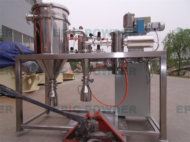 實驗型對噴式氣流粉碎機