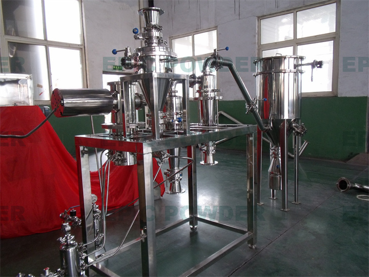 小產量氣流磨粉機