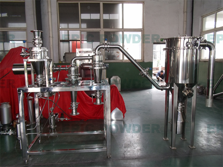 實驗型扁平式氣流磨