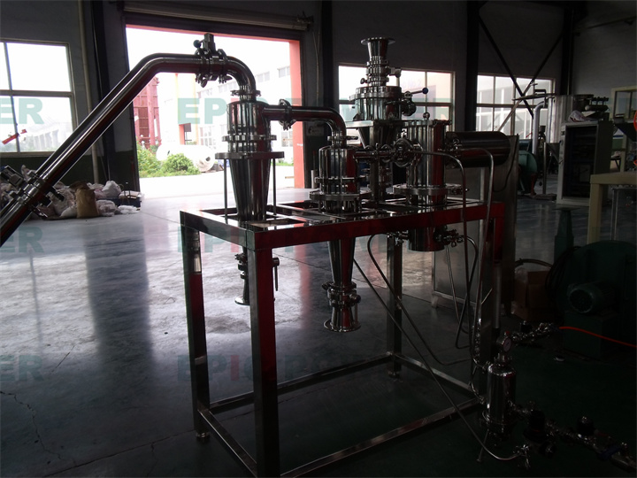 小產量對噴式氣流粉碎機